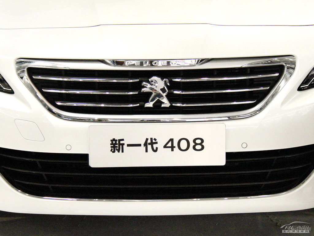 珠光白標(biāo)致408車頭外觀圖片