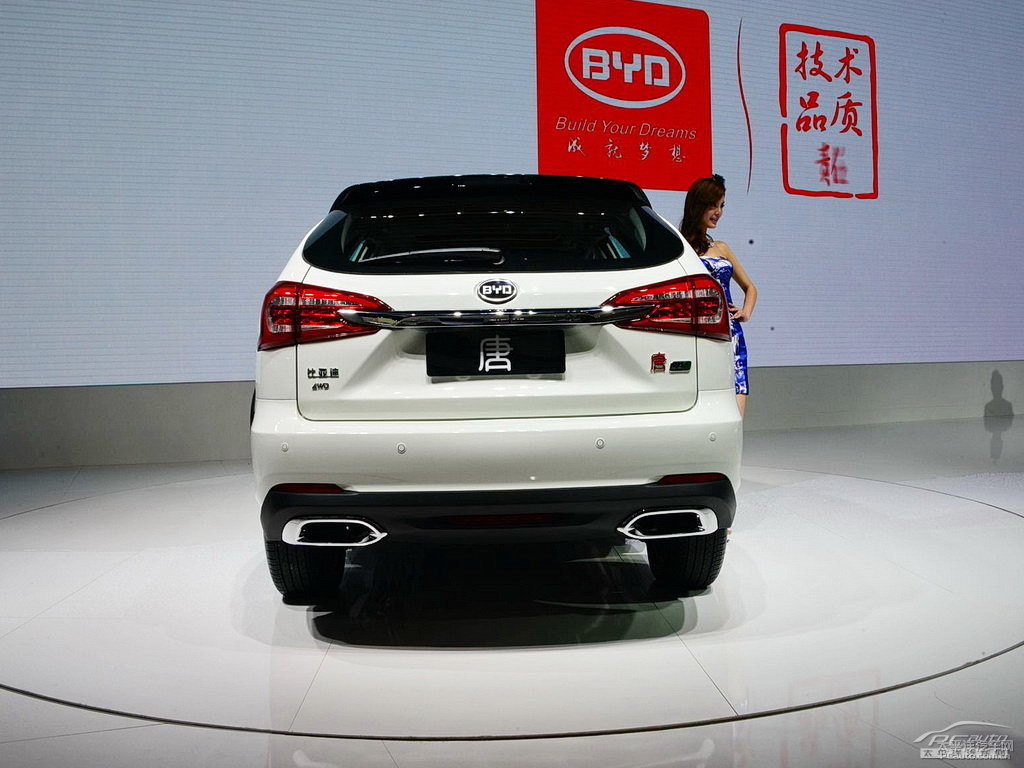白色唐新能源整車外觀外觀圖片