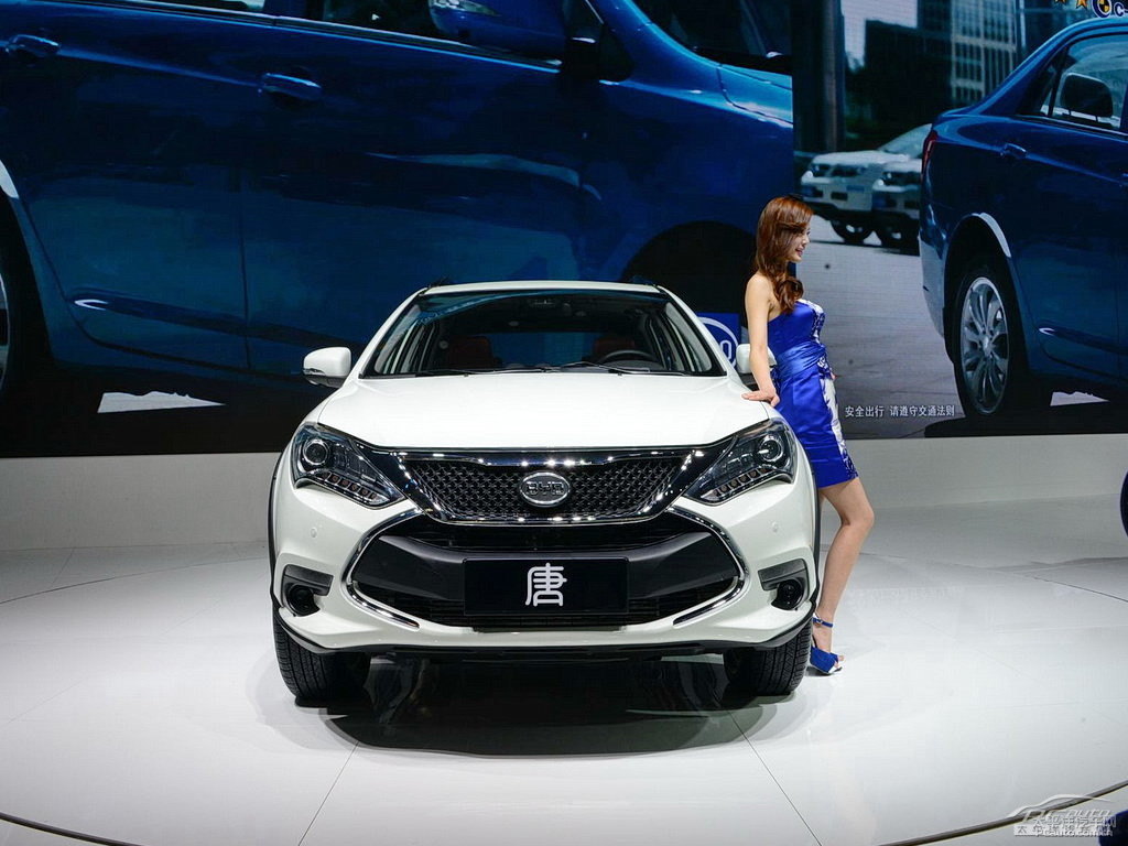 白色唐新能源整車外觀外觀圖片