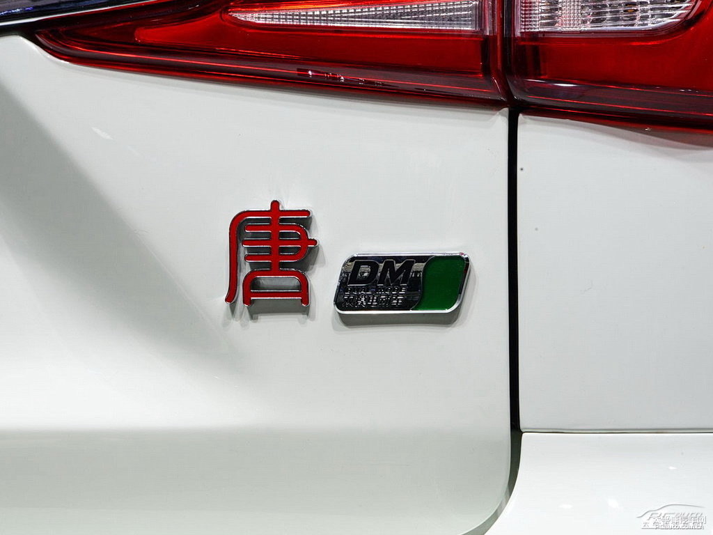 白色唐新能源車尾外觀圖片