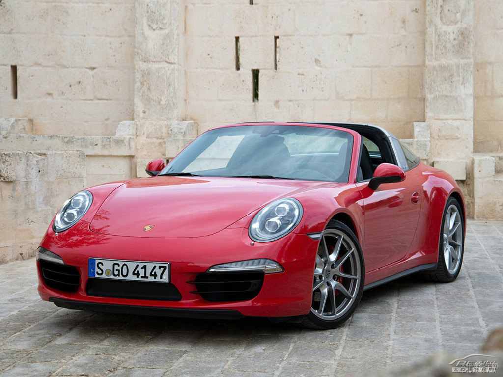 桃紅木保時(shí)捷911整車外觀外觀圖片