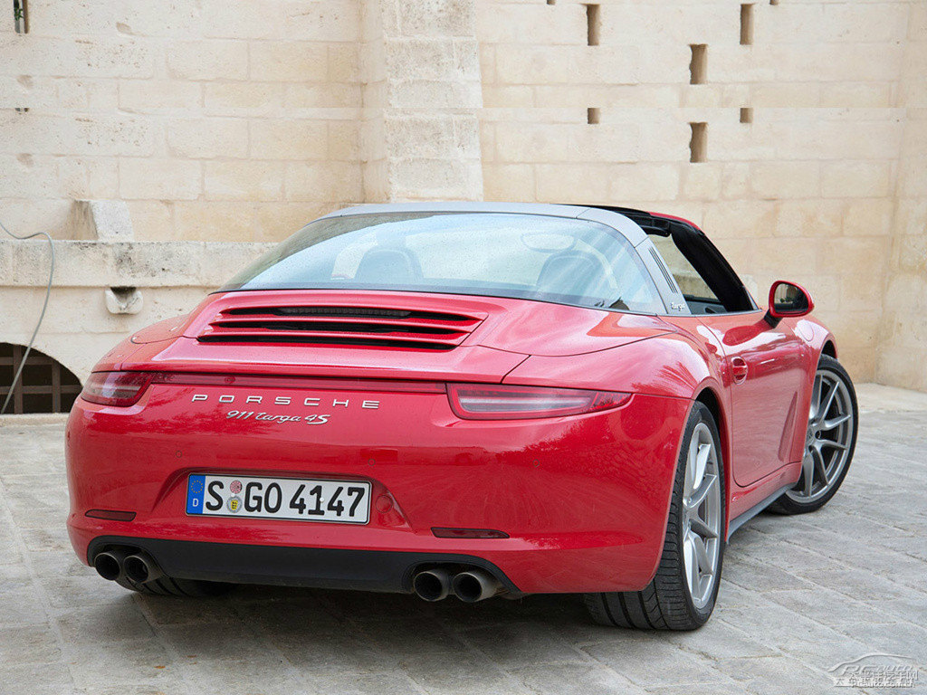 桃紅木保時(shí)捷911整車外觀外觀圖片