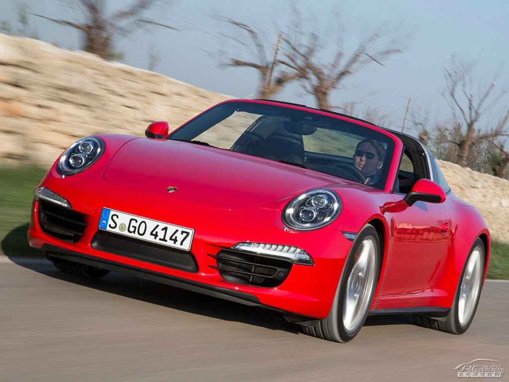 桃紅木保時(shí)捷911整車外觀外觀圖片