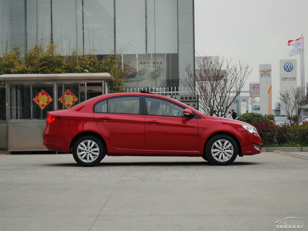 激光紅榮威350整車外觀外觀圖片