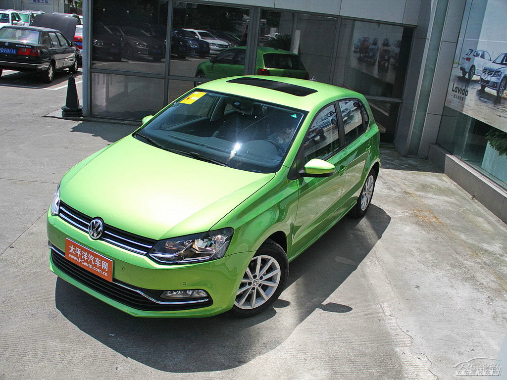 流光綠大眾Polo整車外觀外觀圖片