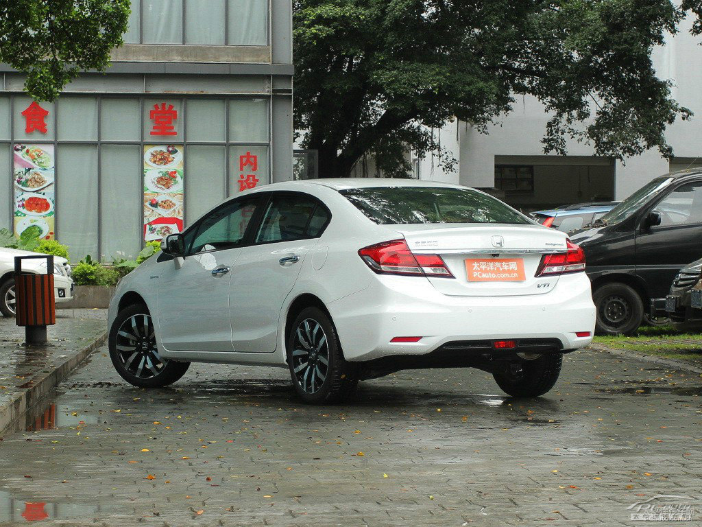 塔夫綢白思域整車外觀外觀圖片