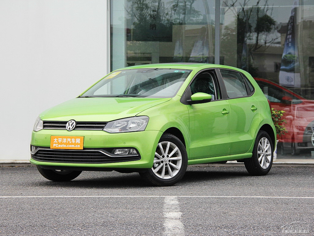 流光綠大眾Polo整車(chē)外觀外觀圖片