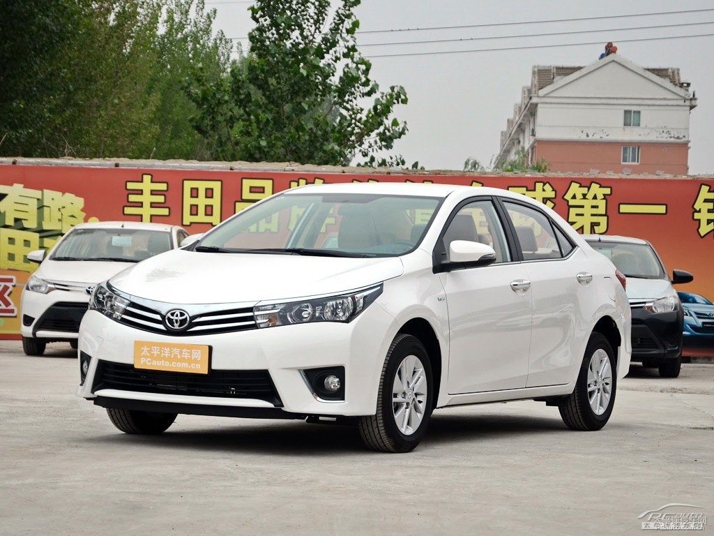 超級白色卡羅拉整車外觀外觀圖片