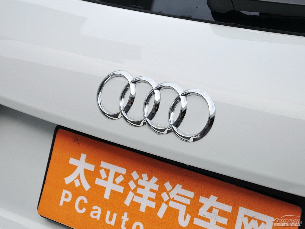 冰川白奧迪Q3車尾外觀圖片