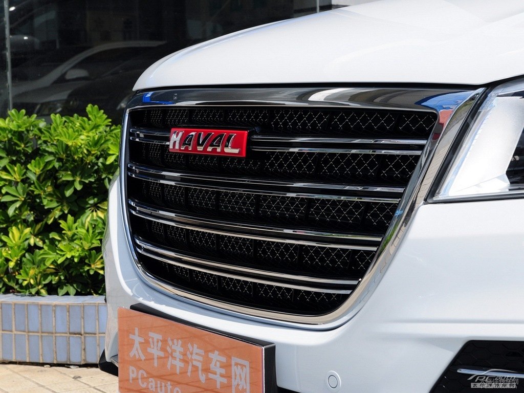 簡(jiǎn)約白哈弗H6車(chē)頭外觀圖片