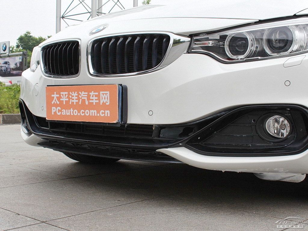 雪山白寶馬4系車(chē)頭外觀(guān)圖片