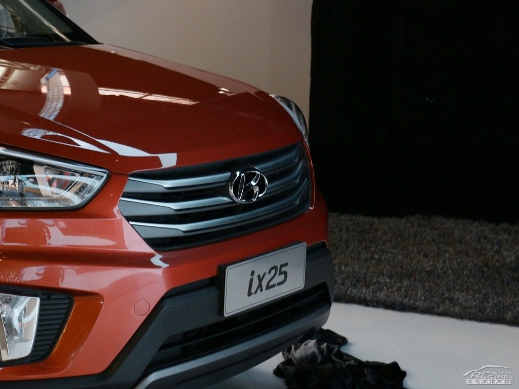 活力橙北京現(xiàn)代ix25車頭外觀圖片