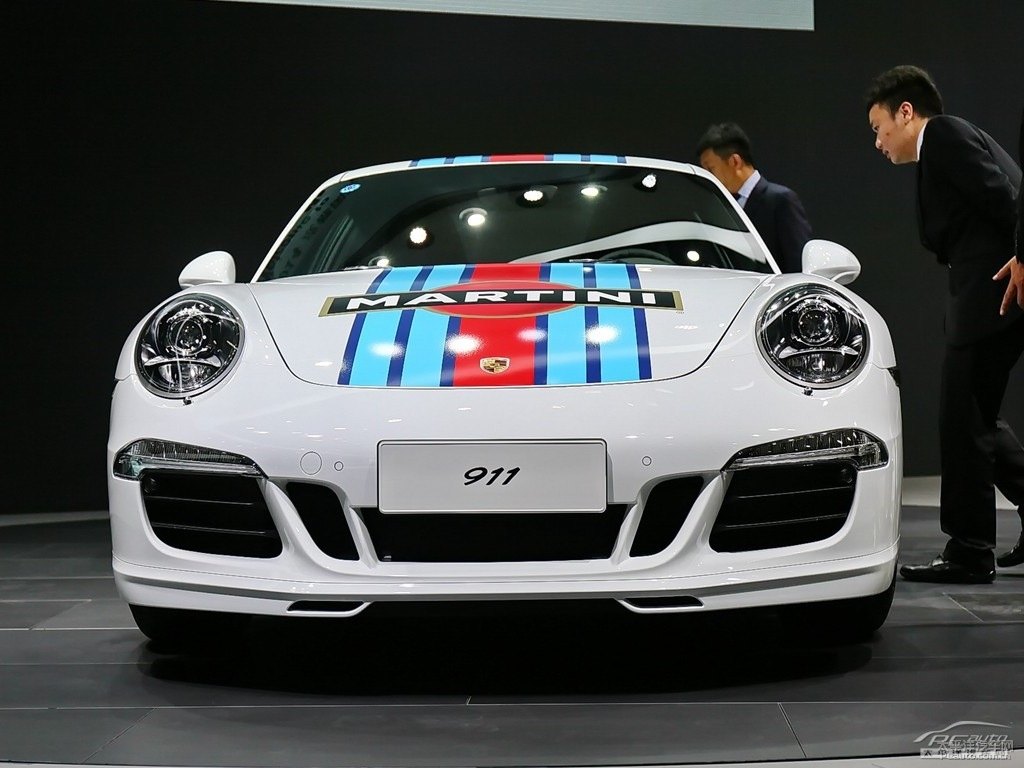 白色保時(shí)捷911整車外觀外觀圖片