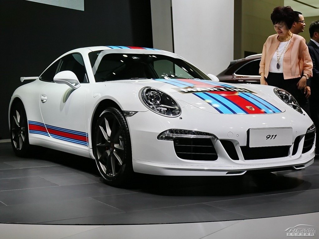 白色保時(shí)捷911整車外觀外觀圖片