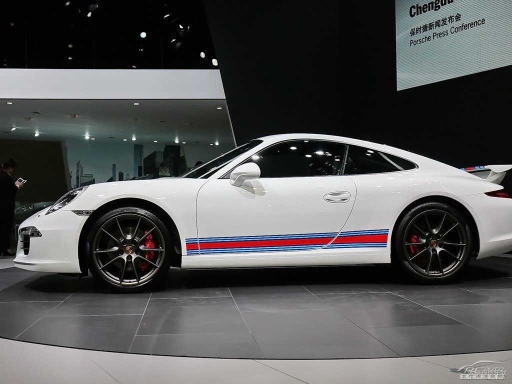 白色保時(shí)捷911整車外觀外觀圖片