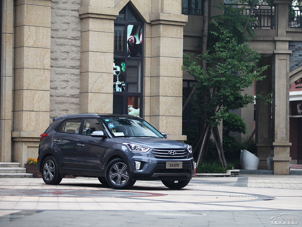 深海藍(lán)北京現(xiàn)代ix25整車外觀外觀圖片