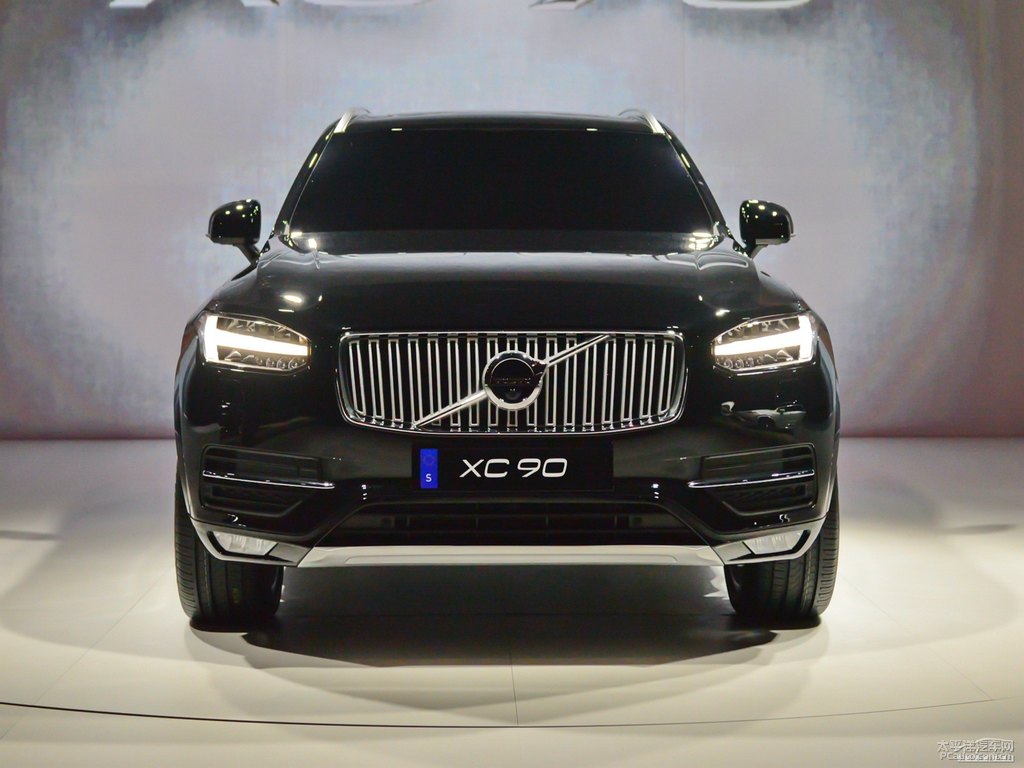 瑪瑙黑沃爾沃XC90新能源整車外觀外觀圖片