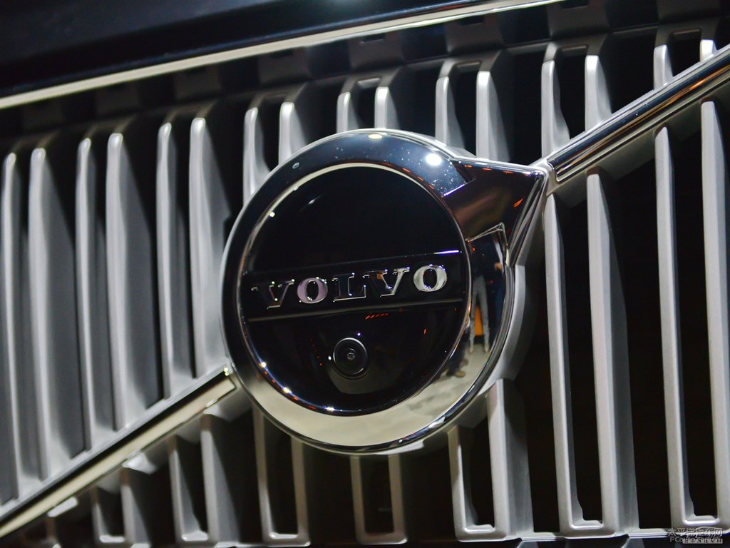 瑪瑙黑沃爾沃XC90新能源車頭外觀圖片