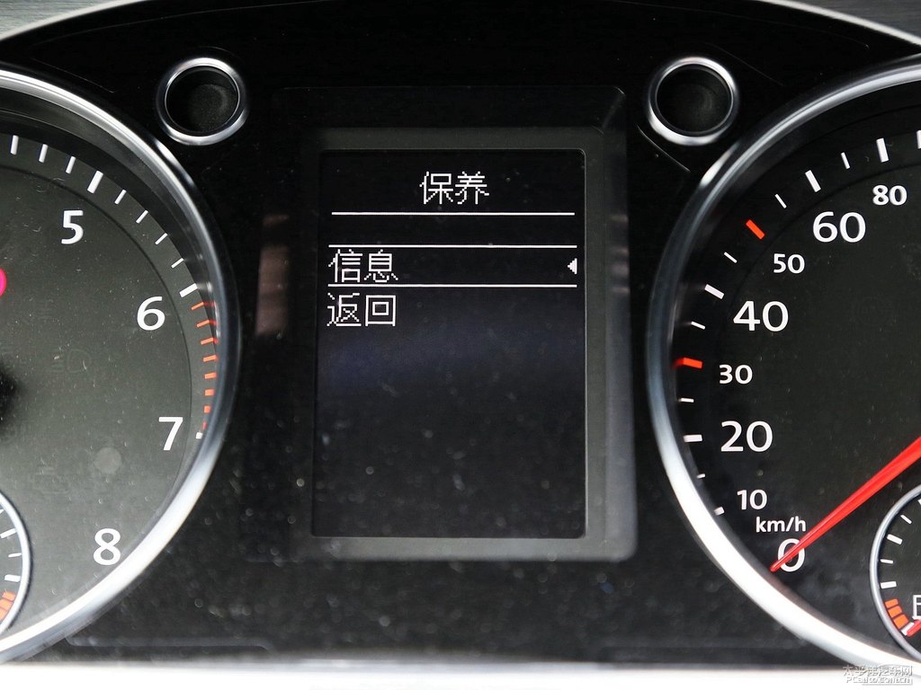極地白大眾CC中控內(nèi)飾圖片