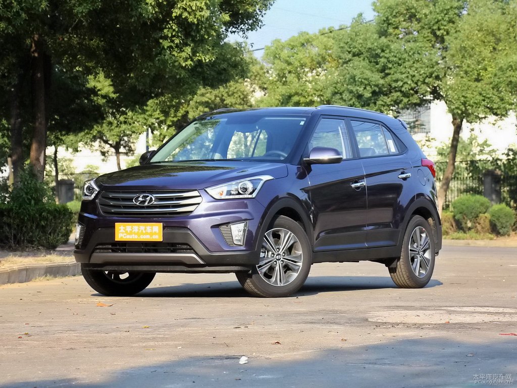 羅蘭紫北京現(xiàn)代ix25整車外觀外觀圖片