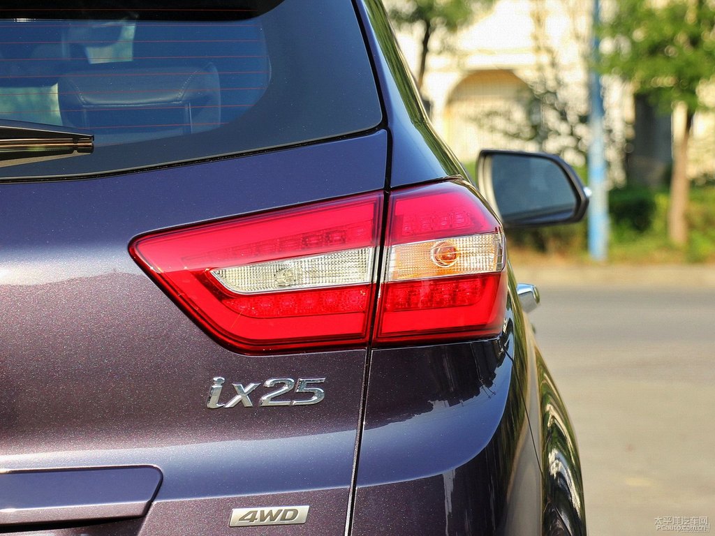 羅蘭紫北京現(xiàn)代ix25車尾外觀圖片