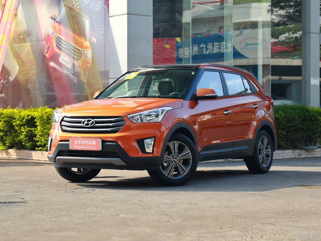 活力橙北京現(xiàn)代ix25整車外觀外觀圖片