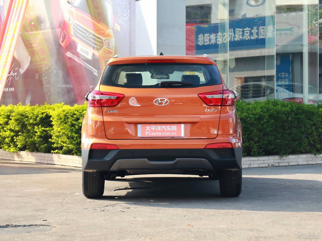 活力橙北京現(xiàn)代ix25整車(chē)外觀外觀圖片