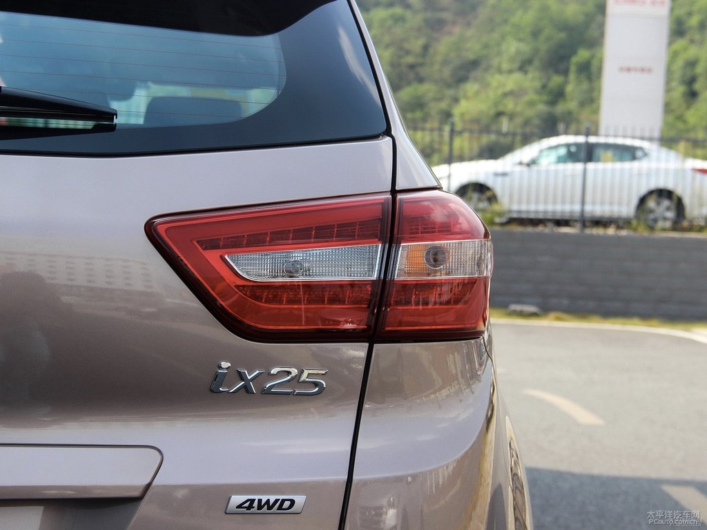 流沙金北京現(xiàn)代ix25車尾外觀圖片