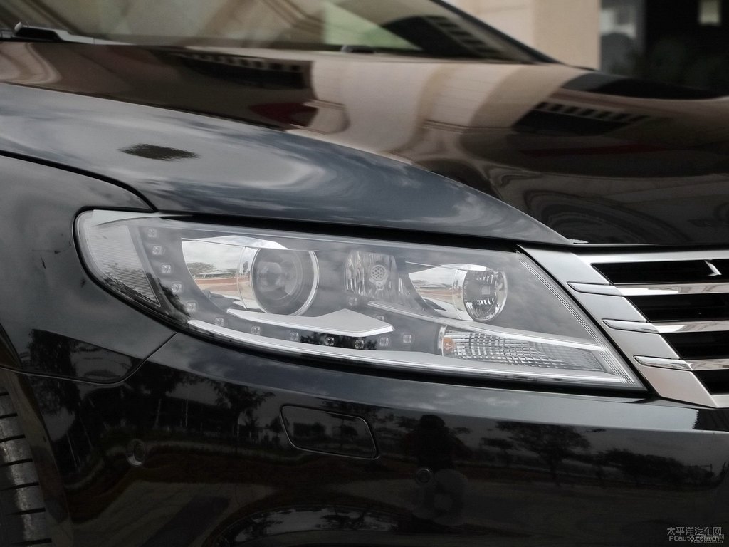 幻影黑大眾CC車(chē)頭外觀圖片