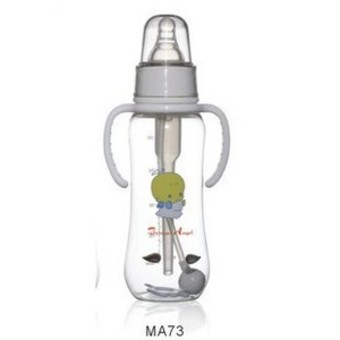 贝美天使MA73弧形自动控制流量高级防胀气有耳感温奶瓶