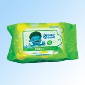 贝比乐乐婴儿湿巾绿茶25片
