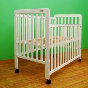 蒂乐MAMMAMIA 法式高档实木婴儿床/童床901B(白色)