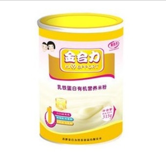 金合力1段乳铁蛋白有机营养米粉