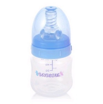 贝儿欣2安士标准口径十字孔新型果汁奶瓶(蓝色)