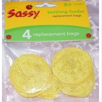 Sassy新鲜食物咬咬袋补充替換袋4只装/1包