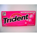 Trident木糖醇口香糖全新泡泡味1盒18块片