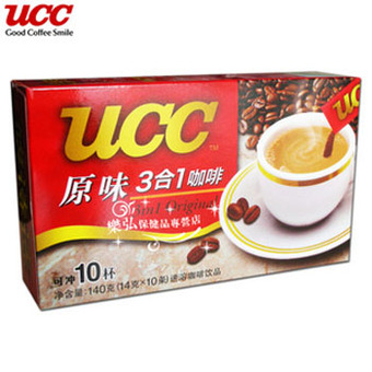 UCC原味3合1速溶咖啡140克