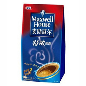 麦斯威尔特浓三合一速溶咖啡130g