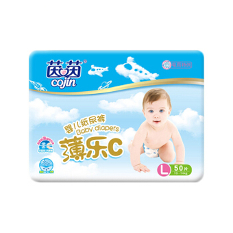 茵茵(cojin) 薄乐C婴儿纸尿裤L50片(10-14kg)