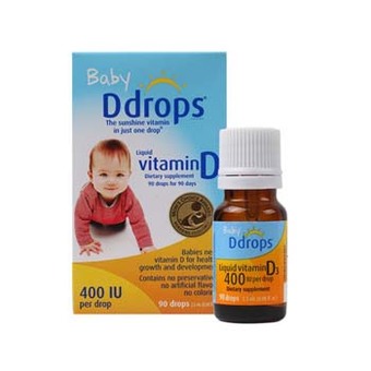 Ddrops baby婴幼儿维生素D3滴剂400IU