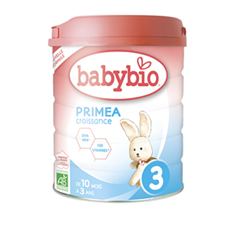 法国Babybio有机较大婴儿奶粉3段800g