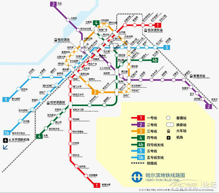 哈尔滨江北轻轨线路图图片