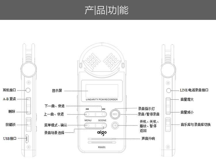 韩国现代录音笔说明书图片