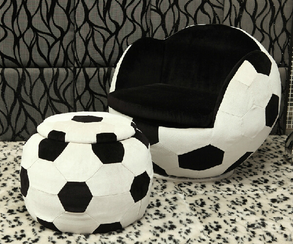 玛迪梵可旋转儿童足球沙发