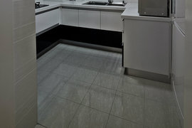 110平米公寓现代简约厨房装修效果图 