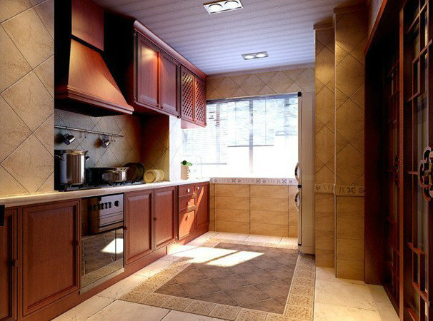 180平米混搭风格四居室厨房装修效果图