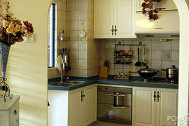 现代简约风格公寓厨房装修效果图2014图片