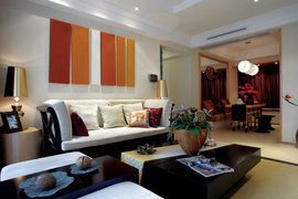 东南亚风格两居室装修效果图