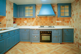 欧式古典别墅厨房装修效果图
