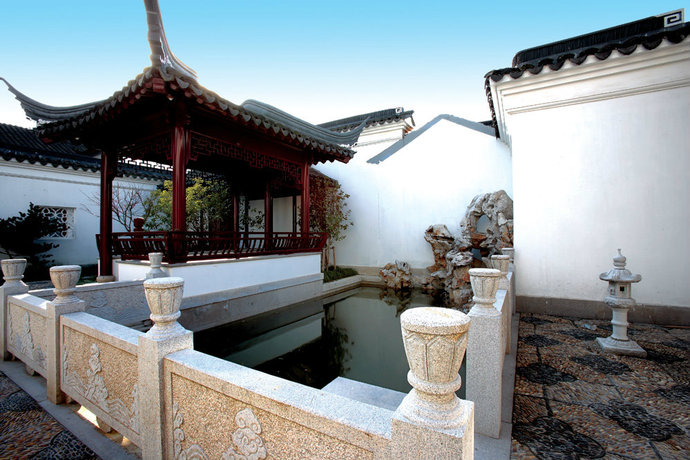 中式风格别墅花园装修效果图